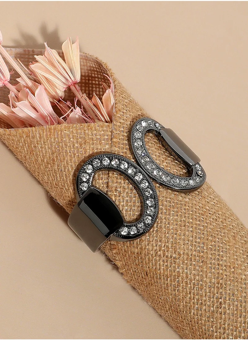 SOHI Embellished Circular Bracelet