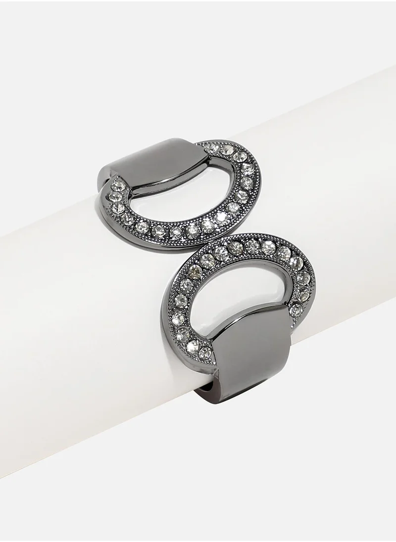 SOHI Embellished Circular Bracelet