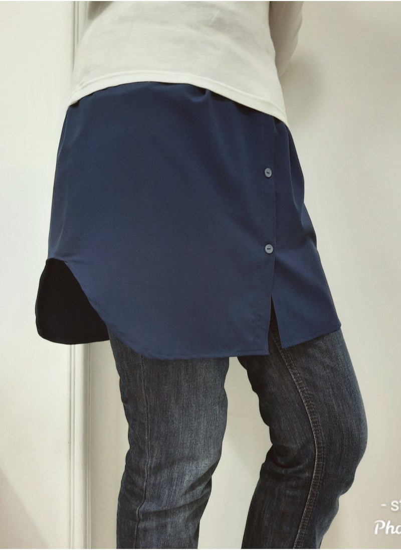 Styley skirt or half-blouse from the waist to below the hip, worn under a short T-shirt to make it long and comfortable  - Image 1