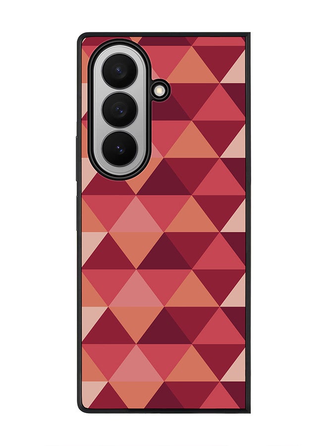 Stylizedd For Samsung Galaxy Z Fold7 Case,Slim fit Camera Protection, Shockproof Thin Phone cover  - Topsy Turvy Triangles