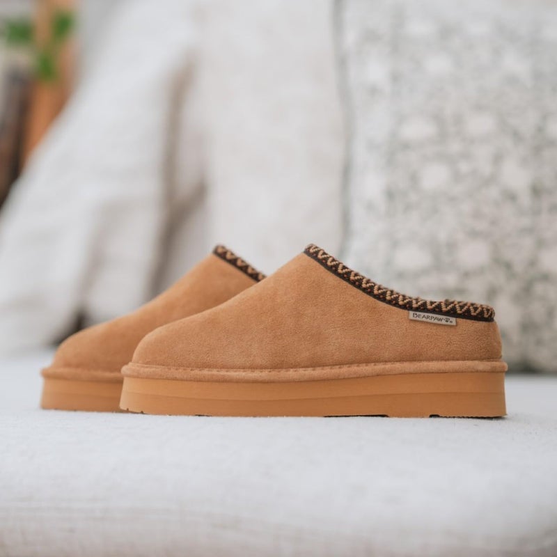 BEARPAW Women's Martis Iced Coffee Solid Size 7 | Women's Shoe | Lightweight & Comfortable Indoor & Outdoor Slipper - Image 2