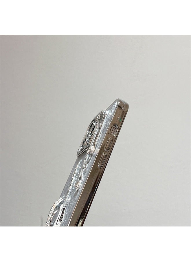 Compatible with iPhone 15 Pro Max Case, Electroplate Super Cool Metallic feel 3D Dazzling Butterfly With fully wrapped edge protects the phone case,for Women Girls - Image 5