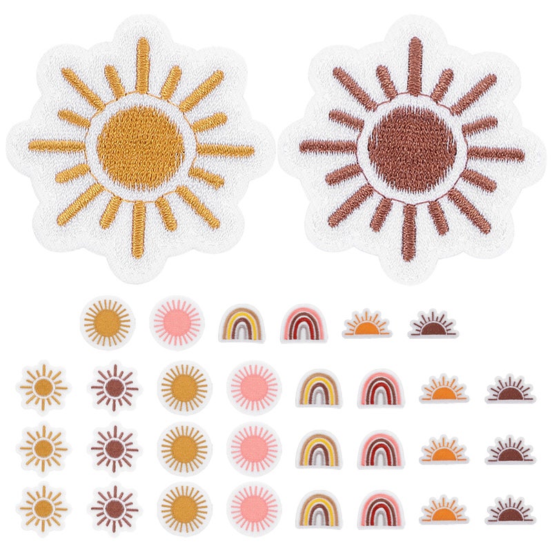 Iron-on Patches for Clothes, Durable Cartoon Shaped Applique for Decoration - Image 1