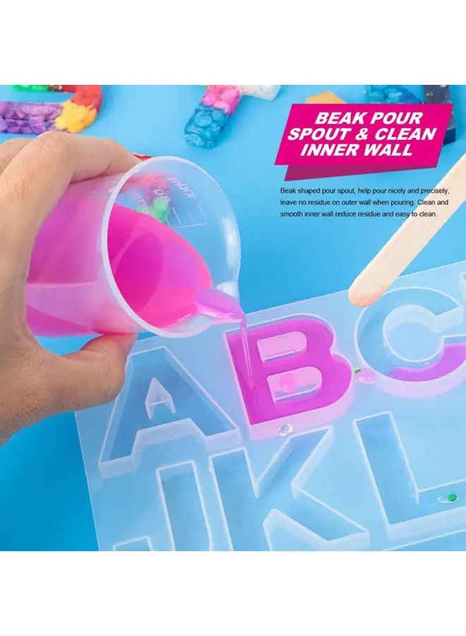 10pcs 100ml Plastic Measuring Cups With Graduated Markings For Epoxy Resin - Image 3