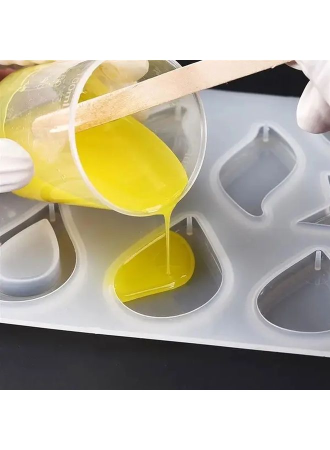 10pcs 100ml Plastic Measuring Cups With Graduated Markings For Epoxy Resin - Image 4