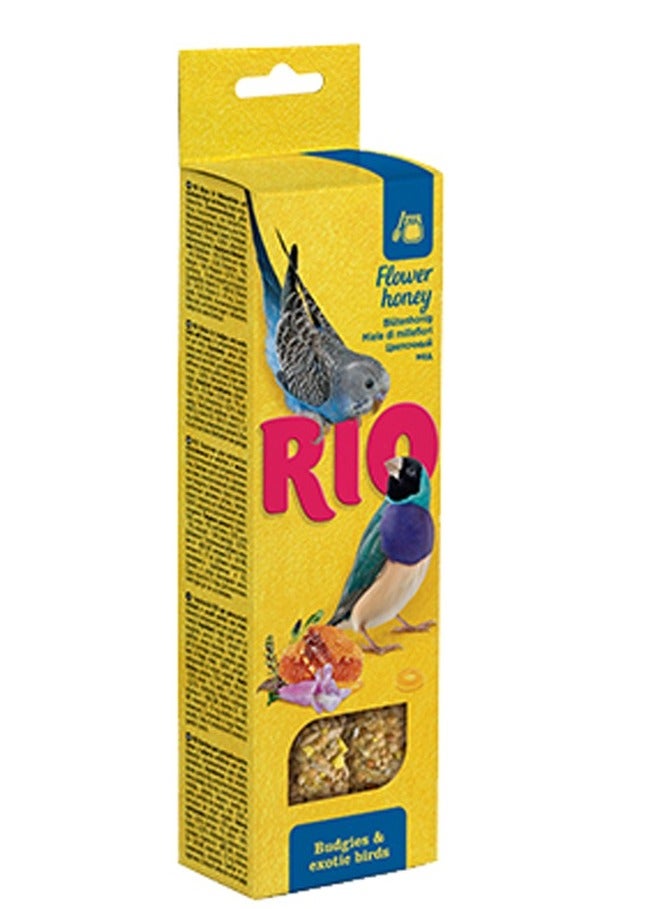 أعواد للبادجي والطيور الغريبة مع العسل ٢×٤٠ غرام