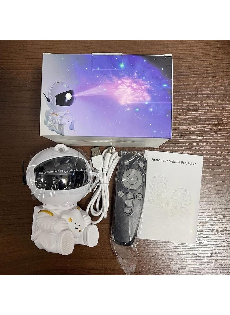 TIGER 360° Adjustable Nebula Projector Night Light – Astronaut-Themed Starry Lamp with Remote & Timer, Perfect for Bedrooms, Parties, and Ambient Lighting - Image 2