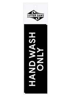 Sutter Signs Hand Wash Only Sticker Signs Workplace Hygiene Reminder For Restaurants Commercial Kitchens Hospitals Clinics And Medical Facilities (Pack Of 2)  - Image 3