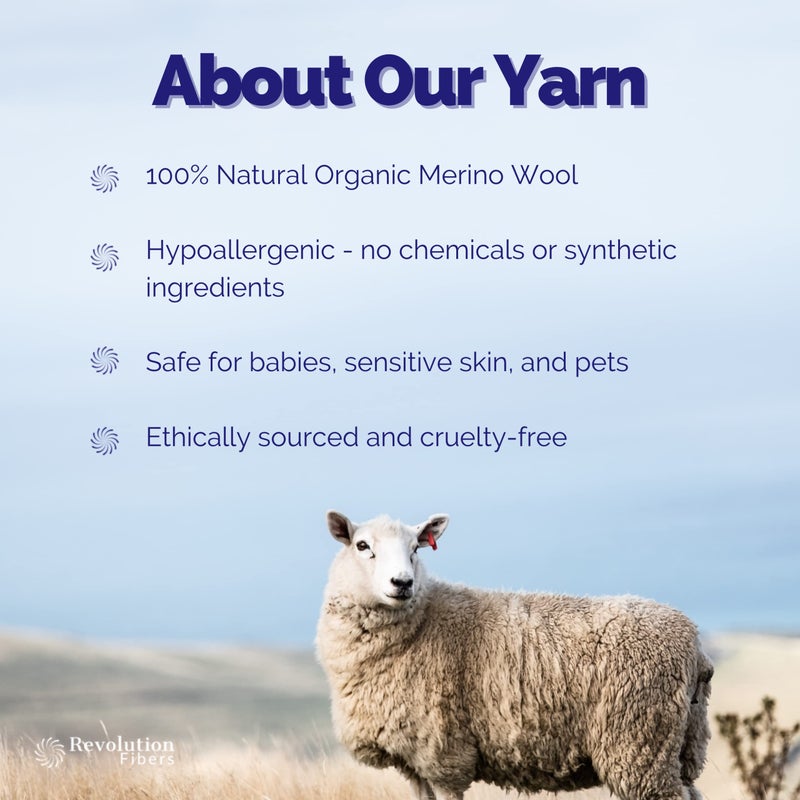 Revolution Fibers | Premium Super Bulky Merino Wool | 100-Grams, Chunky Weight Thick Wool for Knitting, Crochet, Baby Blanket, Dyed, Felting, Weaving, Mustard Yellow - Image 3