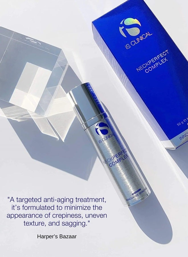 iS CLINICAL كريم نيك بيرفكت كومبلكس، كريم شد الرقبة، رفع الرقبة المضاد للشيخوخة، كريم شد الرقبة - Image 5