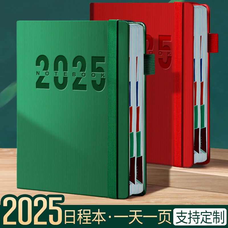 2025 Schedule Book 365 Days Daily Plan Book One Day One Page Journal Notepad Time Management Notes - Image 2