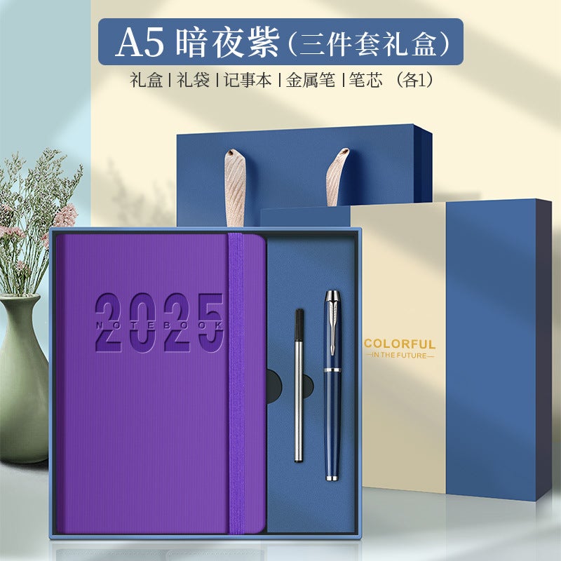 2025 Schedule Book 365 Days Daily Plan Book One Day One Page Journal Notepad Time Management Notes - Image 1