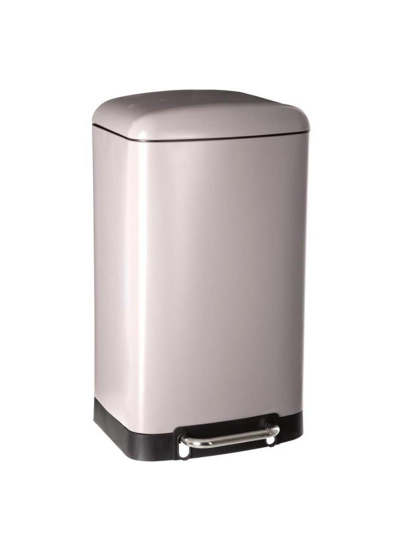 سلة مهملات معدنية وبولي بروبيلين أريانا 30 لتر