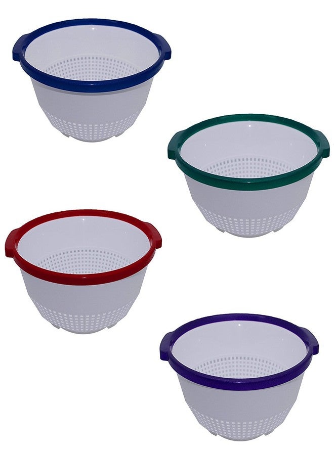 ريجنت مجموعة من 4 مصافي بلاستيكية بألوان متنوعة - Image 2