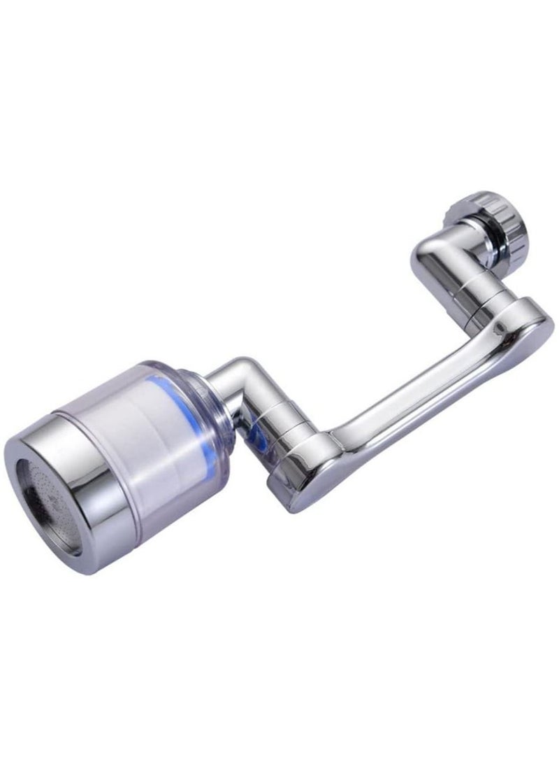 Generic - Universal Faucet - 1080 Degree Rotation Faucet with filter Splash Filter Kitchen Tap Extend Adapter Faucets with wrench tool and adapter Faucet Extender - Image 1