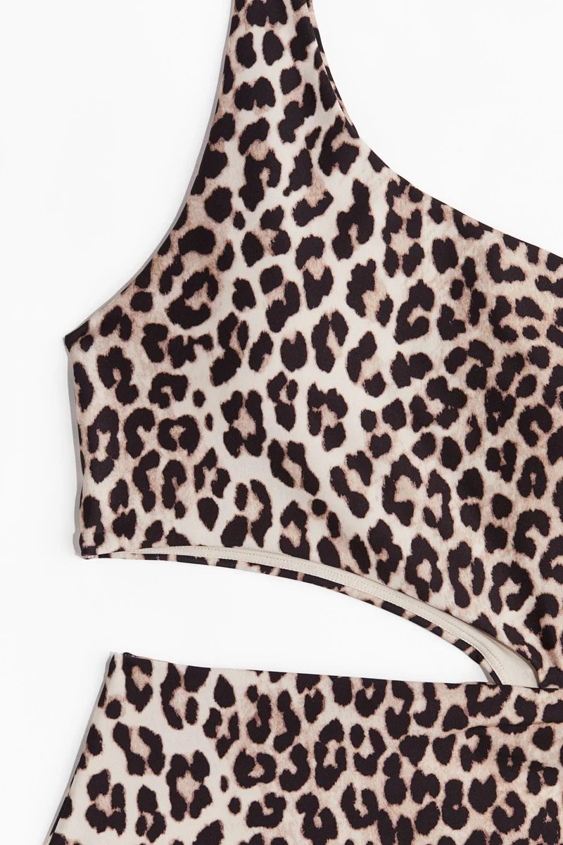 اتش اند ام Padded-cup High-leg swimsuit