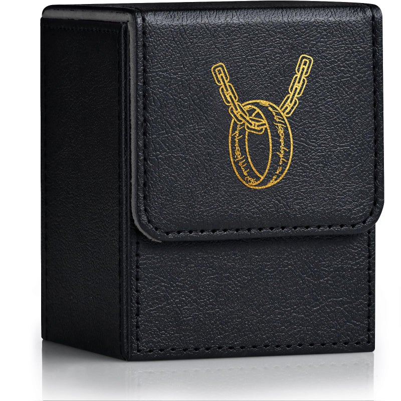 ZLCA Card Deck Box for MTG with 2 Dividers Card Storage Box Fits 100 Single Sleeved PU Leather TCG Deck Case Holder for Magic Commander Yugioh BlackRing - Image 2