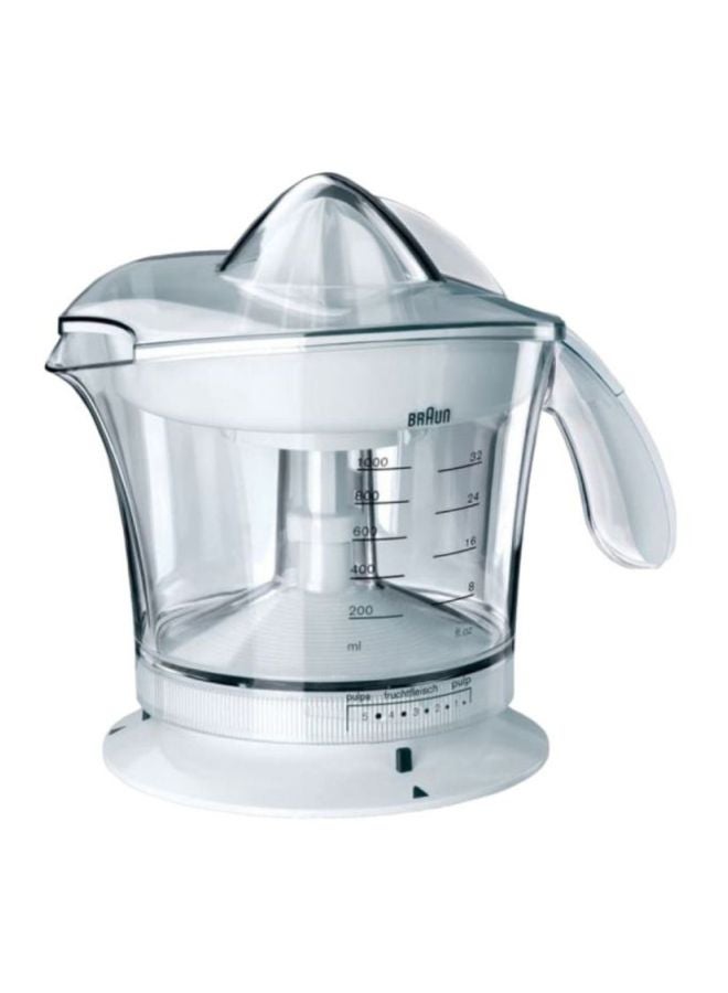 براون عصارة حمضيات مالتي كويك 3 1 L 200 W MPZ9WH أبيض/ شفاف - Image 1