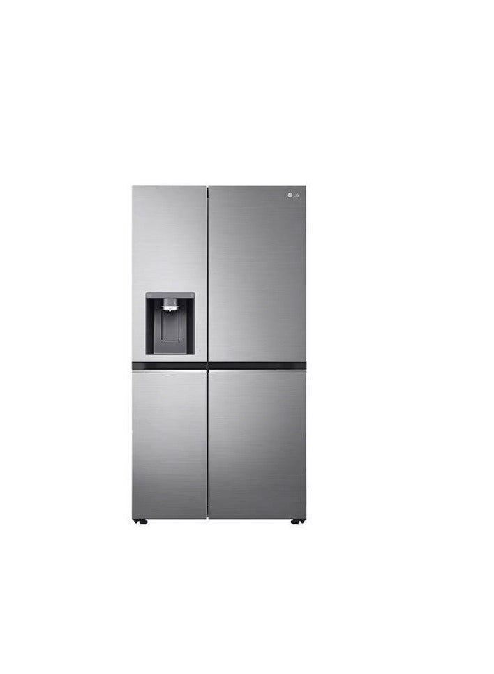 Refrigerator 2 Doors Side By Side 655 Liter Door in Door Silver GC-J257BLJW 655 L GC-J257BLJW Silver