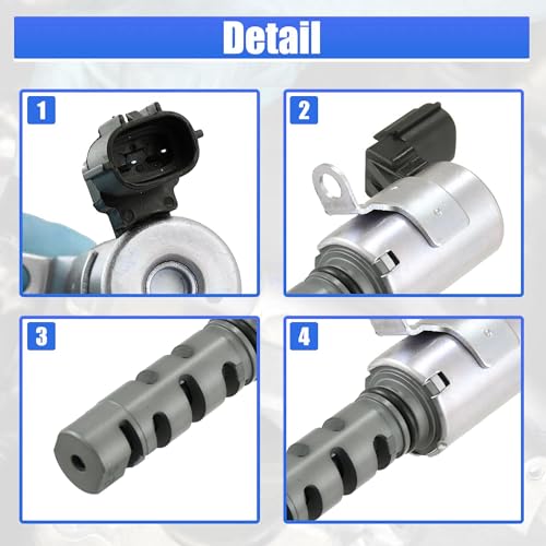 Unifizz 15330-21011 15330-21010 VVT Solenoid Intake & Exhaust Camshaft Position Actuator Solenoid Valve Kit for To-yo-ta Yaris 2007 2008 2009 2010 2011 2012 2013 Engine Variable Valve Timing Solenoid - Image 3
