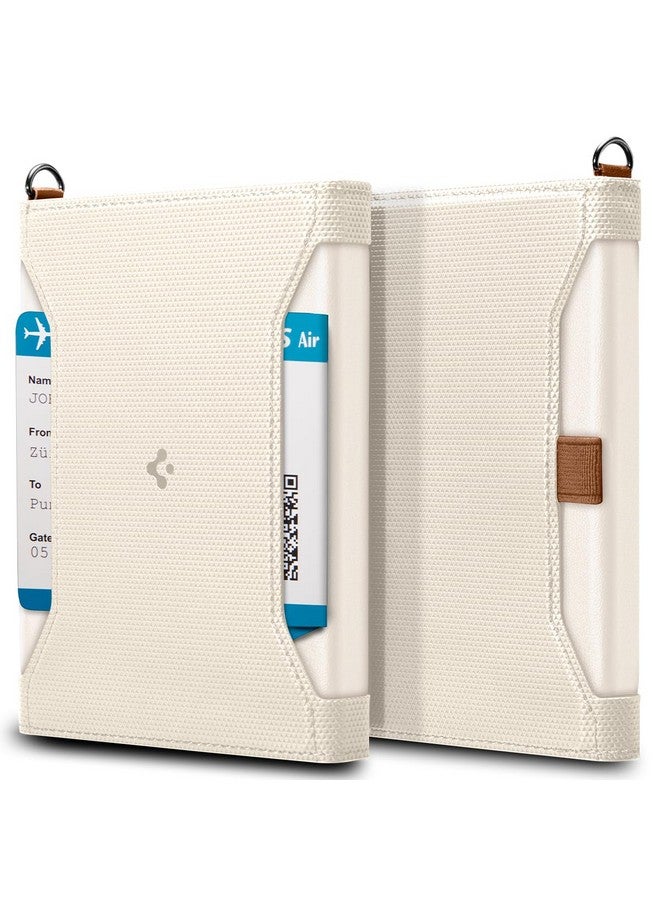 Spigen حامل جواز سفر جلد من سبجن - محفظة جواز سفر - منظم مستندات السفر - واقي جواز السفر - ملحقات السفر مع تقنية حجب RFID - دبليو بيج - Image 1
