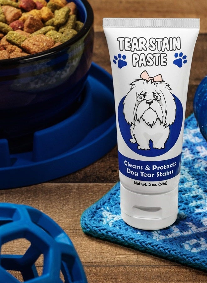 Squishface Tear Stain Paste - Cleans Dog Tear Stains - 2 Oz, Great for Long Hair Dogs Such as Poodles, Terriers and Maltese - Image 3