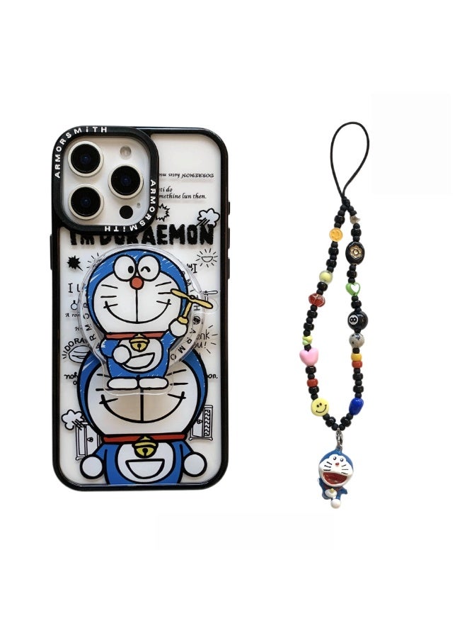 Doraemon iPhone 17 Cover Magnetic Stand Adorable Cartoon Style Protective and Convenient - Image 1