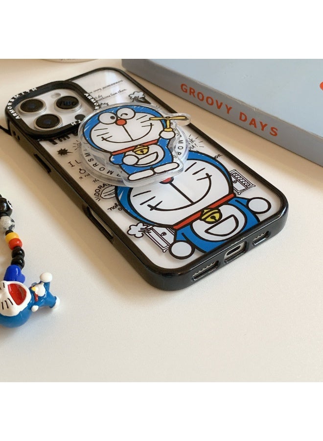 Doraemon iPhone 17 Cover Magnetic Stand Adorable Cartoon Style Protective and Convenient - Image 2