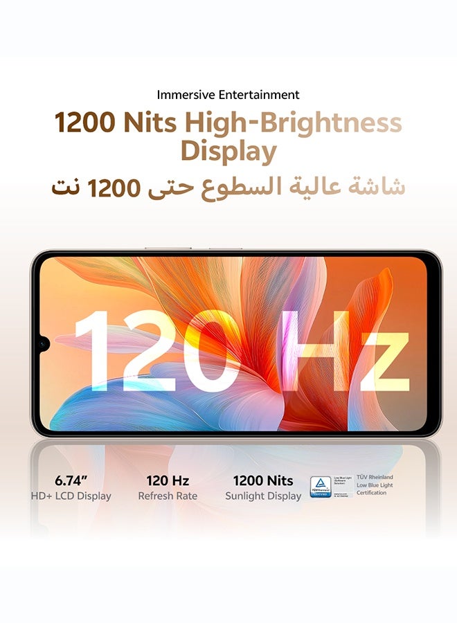 vivo Y21 AI 5G Dual SIM Gold 4GB RAM 128GB - Middle East Version - Image 4