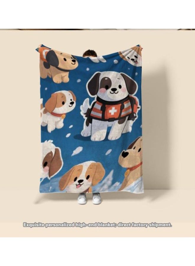 general Baby and children's cartoon flannel thin blanket (warm and comfortable, suitable for sleep, game use) 70cm*100cm - Image 4