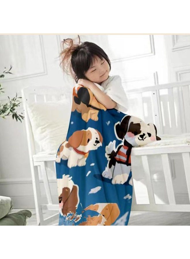 general Baby and children's cartoon flannel thin blanket (warm and comfortable, suitable for sleep, game use) 70cm*100cm - Image 3