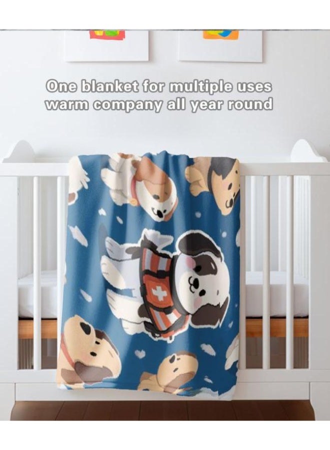 general Baby and children's cartoon flannel thin blanket (warm and comfortable, suitable for sleep, game use) 70cm*100cm - Image 5