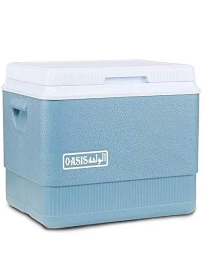 Oasis - 28 Liter Ice Box - For Outdoor Use - Portable - For Drinks And Food - Storage Box - Cooler - Grey / White - Image 1