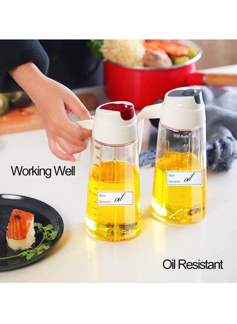 SYOSI 250pcs Removable Freezer Labels, 1 x 3 Inch Food Storage Stickers, Refrigerator Freezer Paper Label Easy Clean Leaves No Residue, 2 Color Food Labels Roll - Image 4