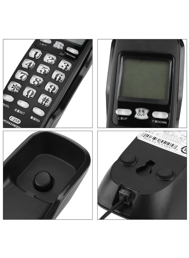 Last Number Redial Wall Telephone Call Records Checking Noise Cancelling Landline Wall Phones