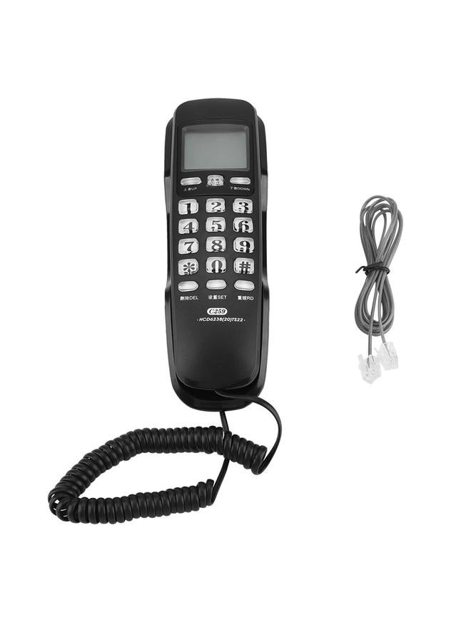 Last Number Redial Wall Telephone Call Records Checking Noise Cancelling Landline Wall Phones