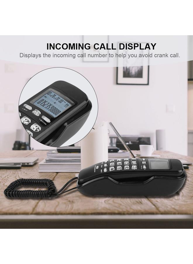 Last Number Redial Wall Telephone Call Records Checking Noise Cancelling Landline Wall Phones