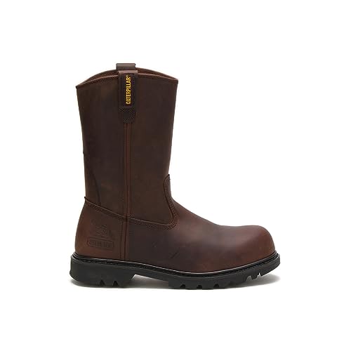 Caterpillar Men's Revolver Pull-On Steel Toe Boot,Dark Brown,11.5 M US - Image 1