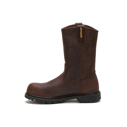 Caterpillar Men's Revolver Pull-On Steel Toe Boot,Dark Brown,11.5 M US - Image 4