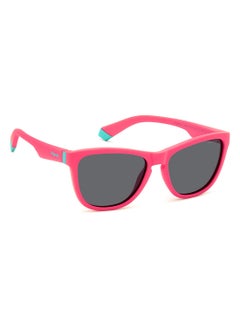 Polaroid Kids Unisex Polarized Rectangular Sunglasses - Pld 8056/S Pink Millimeter - Lens Size: 49 Mm  - Image 2