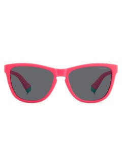 Polaroid Kids Unisex Polarized Rectangular Sunglasses - Pld 8056/S Pink Millimeter - Lens Size: 49 Mm  - Image 3