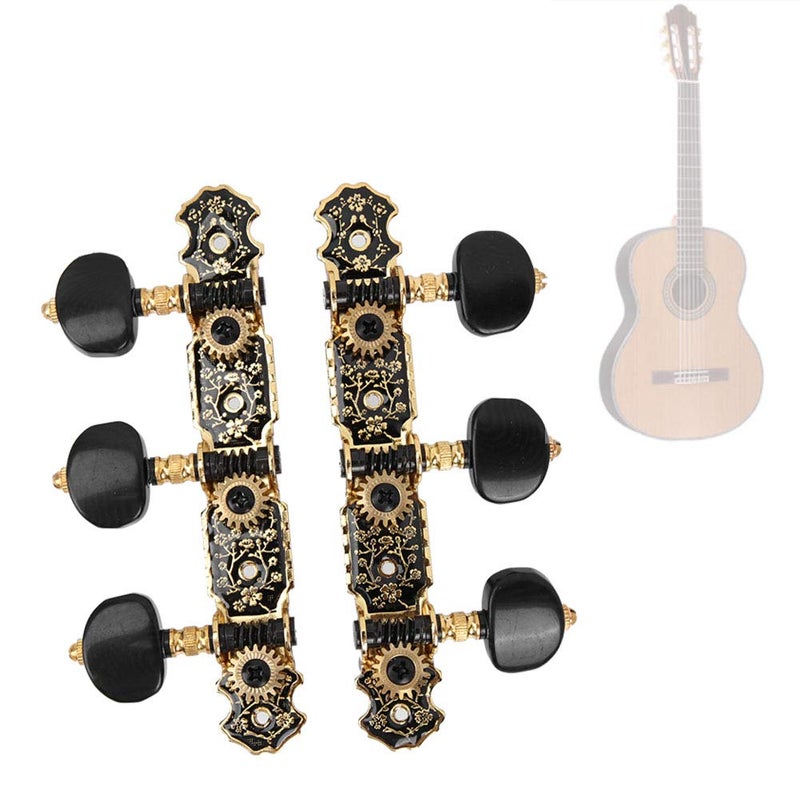 Dilwe Acoustic Guitar Machine Heads Tuning Keys Pegs 1:18 Tuners Machine Heads Replacement 3L3R - Image 5