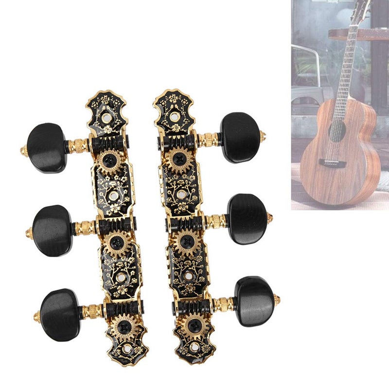 Dilwe Acoustic Guitar Machine Heads Tuning Keys Pegs 1:18 Tuners Machine Heads Replacement 3L3R - Image 4