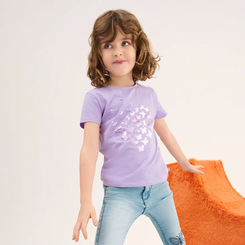 Cool Club VIOLET COTTON T-SHIRT S/S