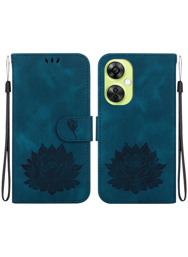 erorex Case For OPPO K11x Lotus Embossed Leather Phone Case  - Image 1