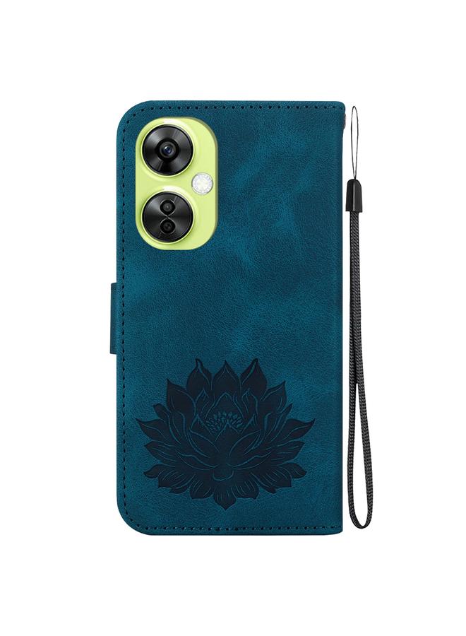 erorex Case For OPPO K11x Lotus Embossed Leather Phone Case  - Image 3