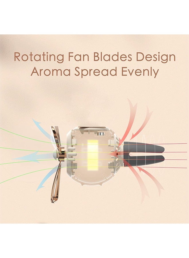 Car Air Fresheners, Cute Car Diffuser Rotating Propeller, Cartoon Automotive Air Outlet Fan, Creative Car Perfume Decoration, Automotive Air Fresheners for Cars (Pilot Black Warrior) - Image 4