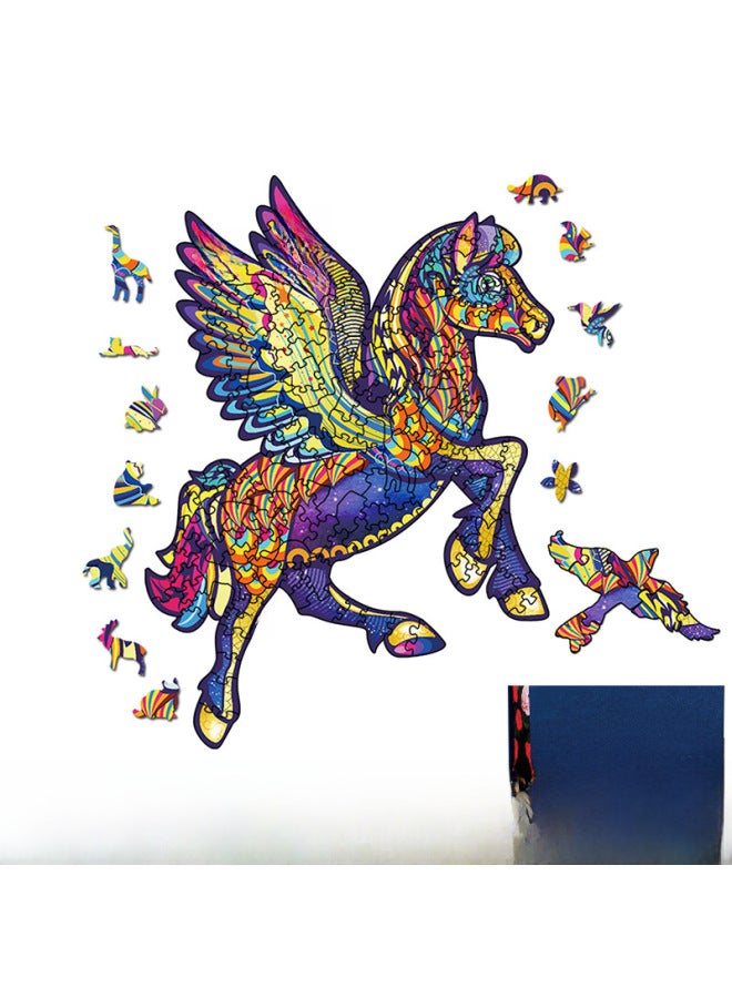 اكتشف مجموعة من الألغاز الخشبية على شكل فرس النهر ثلاثية الأبعاد على شكل حيوانات من الشركات المصنعة للألعاب الخشبية المخصصة - اللون: فرس النهر (متوسط) - Image 2