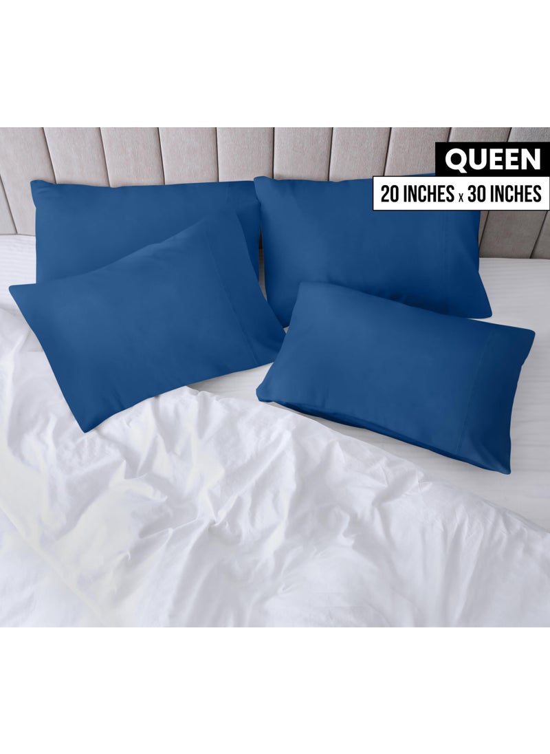 Utopia Bedding Utopia Bedding Queen Pillow Cases - 4 Pack - Envelope Closure - Soft Brushed Microfiber Fabric - Shrinkage and Fade Resistant Pillow Covers Queen Size 20 X 30 Inches (Queen  Dusk Blue)  - Image 2
