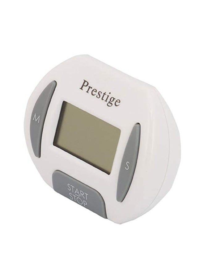 Prestige Digital Timer White/Grey 154x38x36mm - Image 3